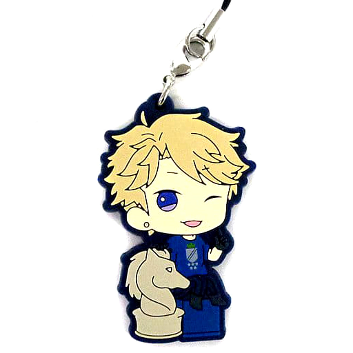 Ensemble Stars! Arashi Narukami Ichiban Kuji First Live! Doki Doki! Rubber Strap Prize M Keychains [USED]
