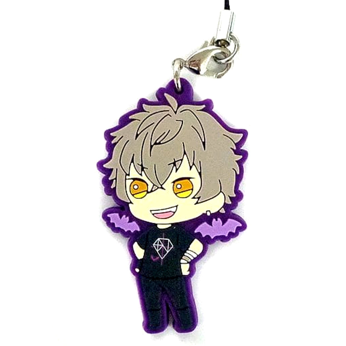 Ensemble Stars! Koga Ogami Ichiban Kuji First Live! Doki Doki! Rubber Strap Prize M Keychains [USED]