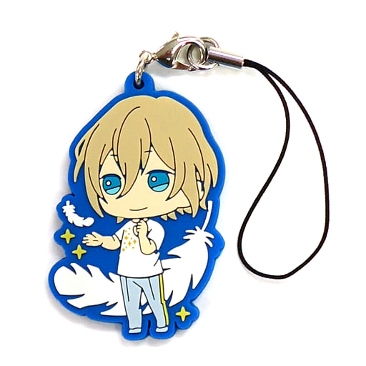 Ensemble Stars! Eichi Tenshouin Ichiban Kuji First Live! Fine Rubber Charm Prize J Keychains [USED]