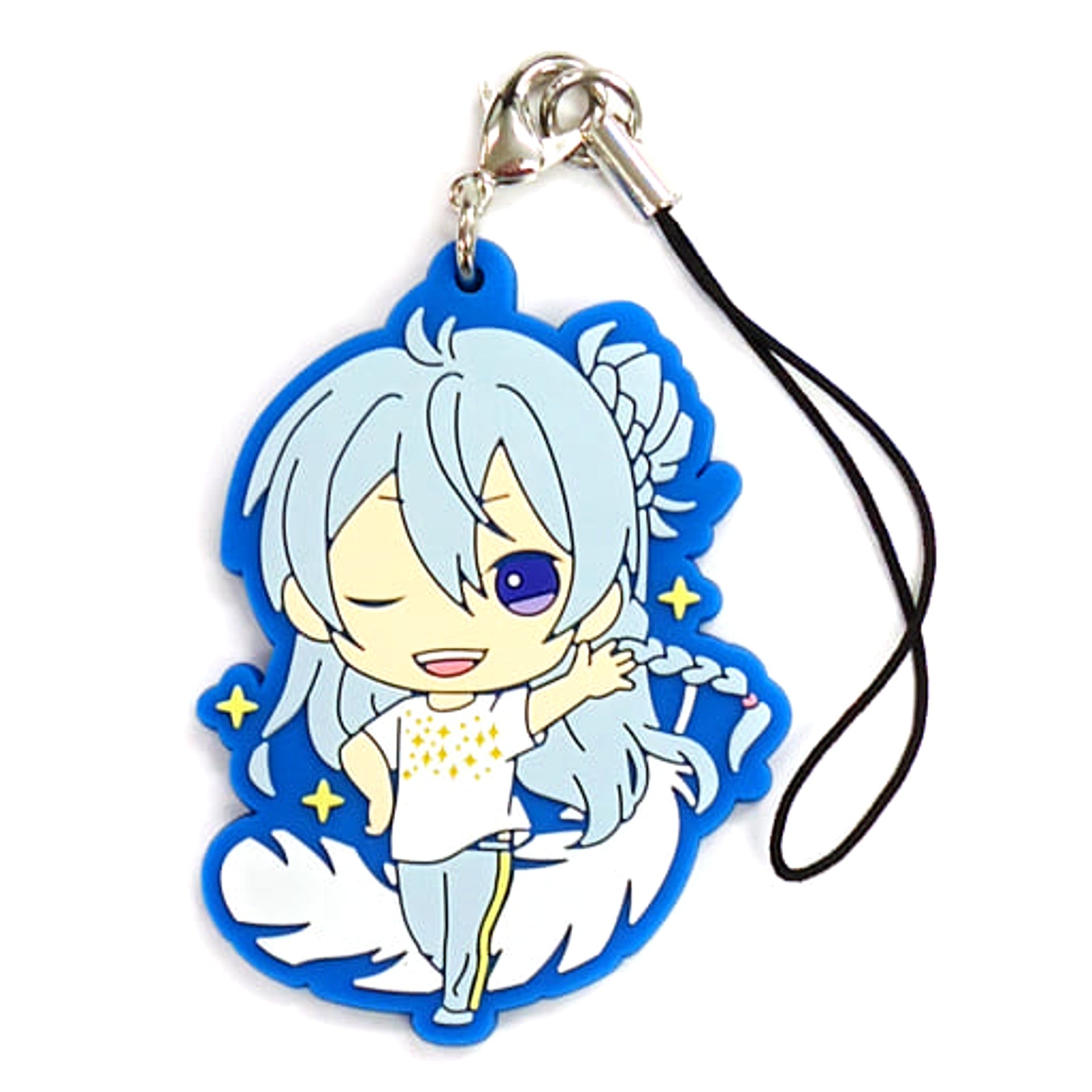 Ensemble Stars! Wataru Hibiki Ichiban Kuji First Live! Fine Rubber Charm Prize J Keychains [USED]