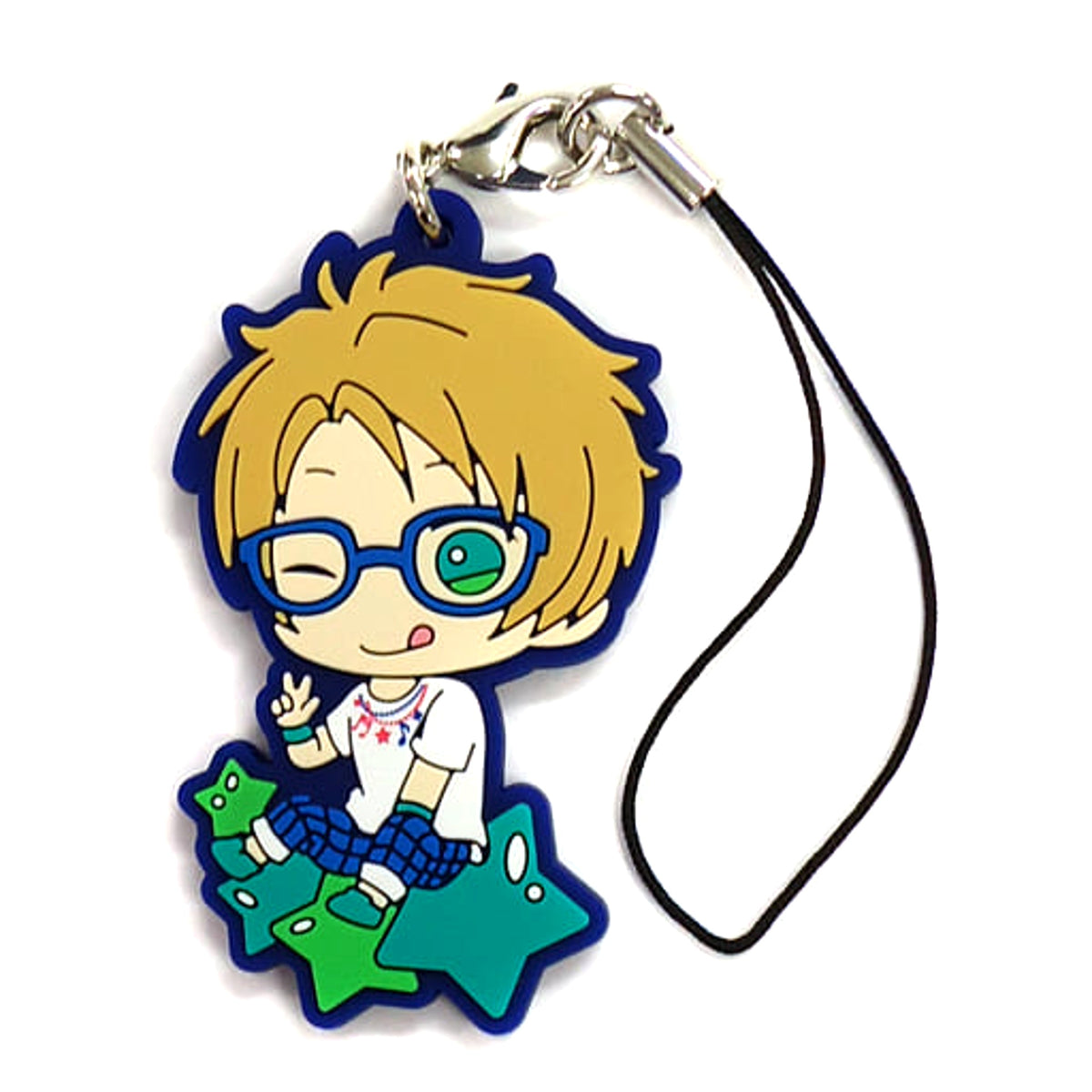 Ensemble Stars! Makoto Yuuki Ichiban Kuji First Live! Trickstar Rubber Charm Prize I Keychains [USED]