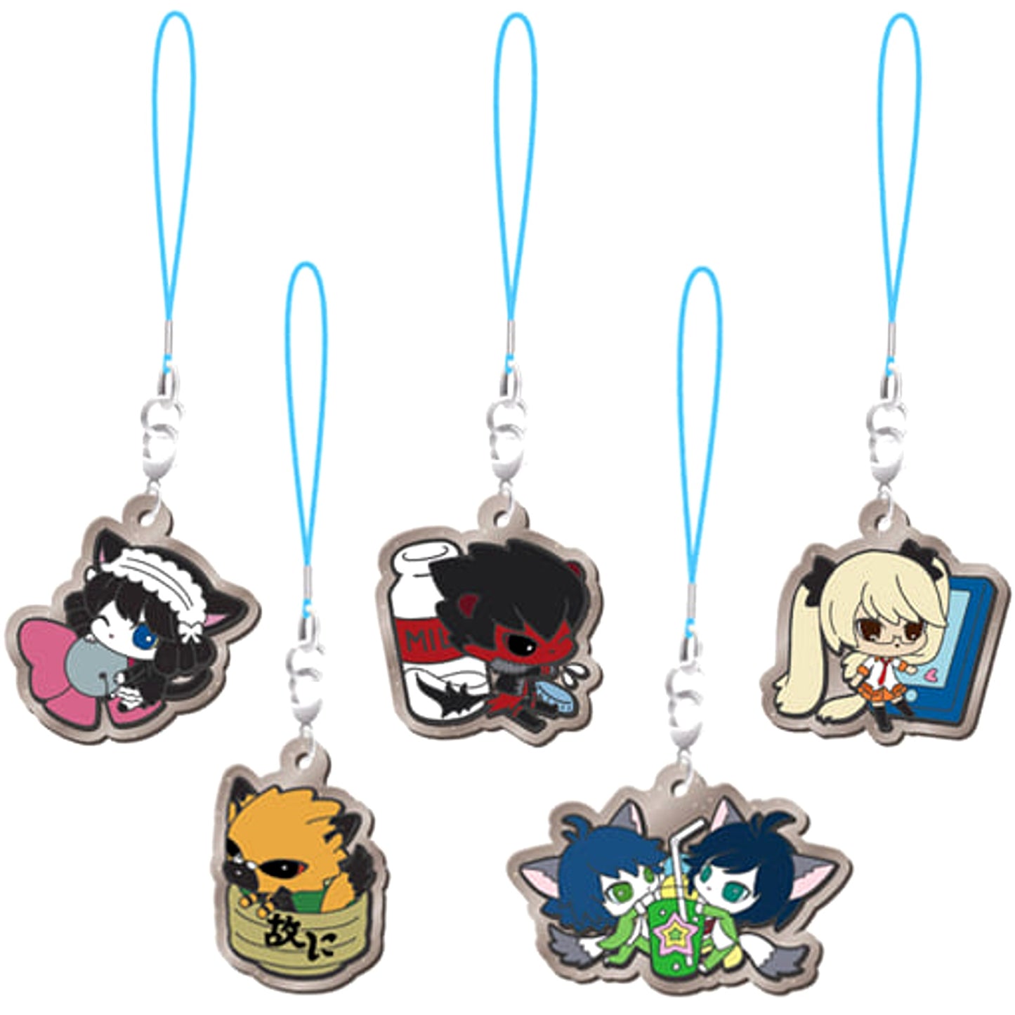 Set of 5 Show By Rock!! Mochiraba Vol. 1 [USED]