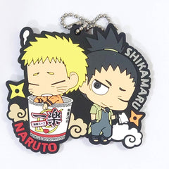 Boruto: Naruto the Movie Naruto Shikamaru Buddycolle Rubber Mascot Seicho Shita Oretachi Dattebayo Edition Keychains [USED]