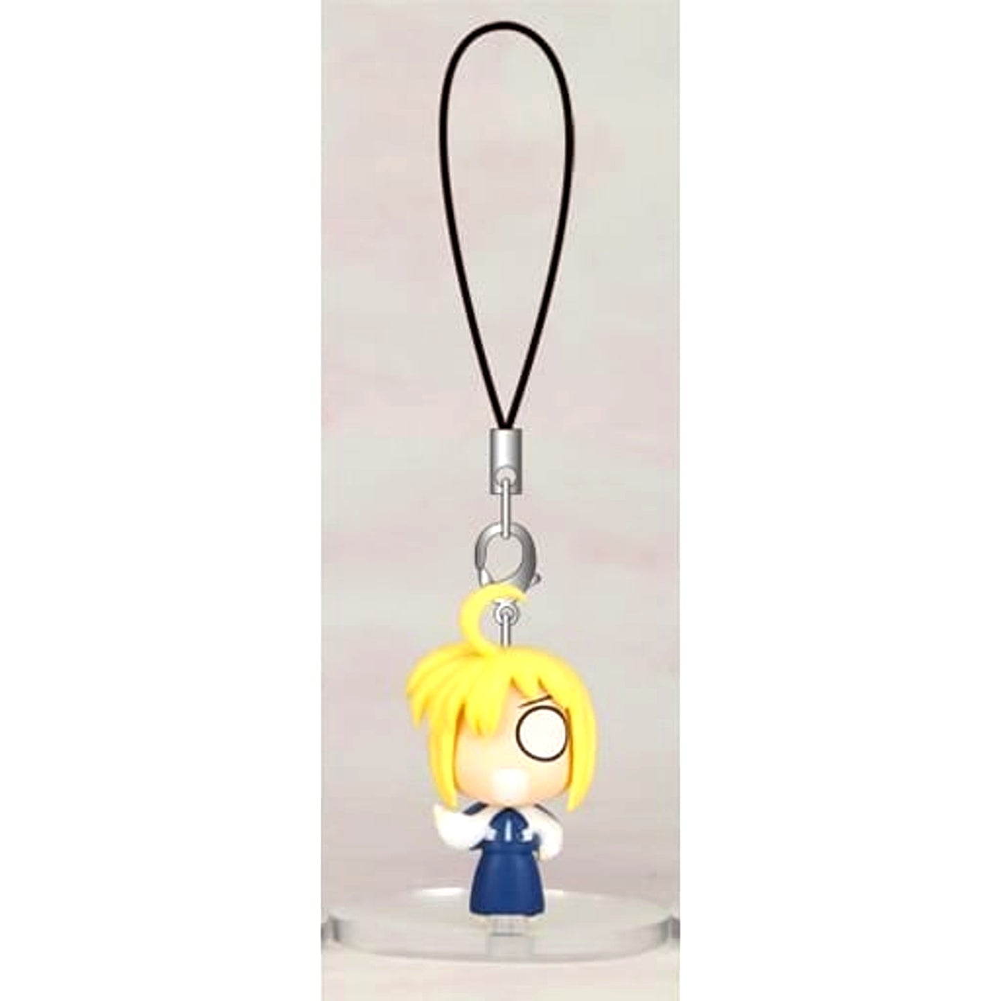 Fate/Grand Order Blue Saber Gudaguda Figure Strap [USED]