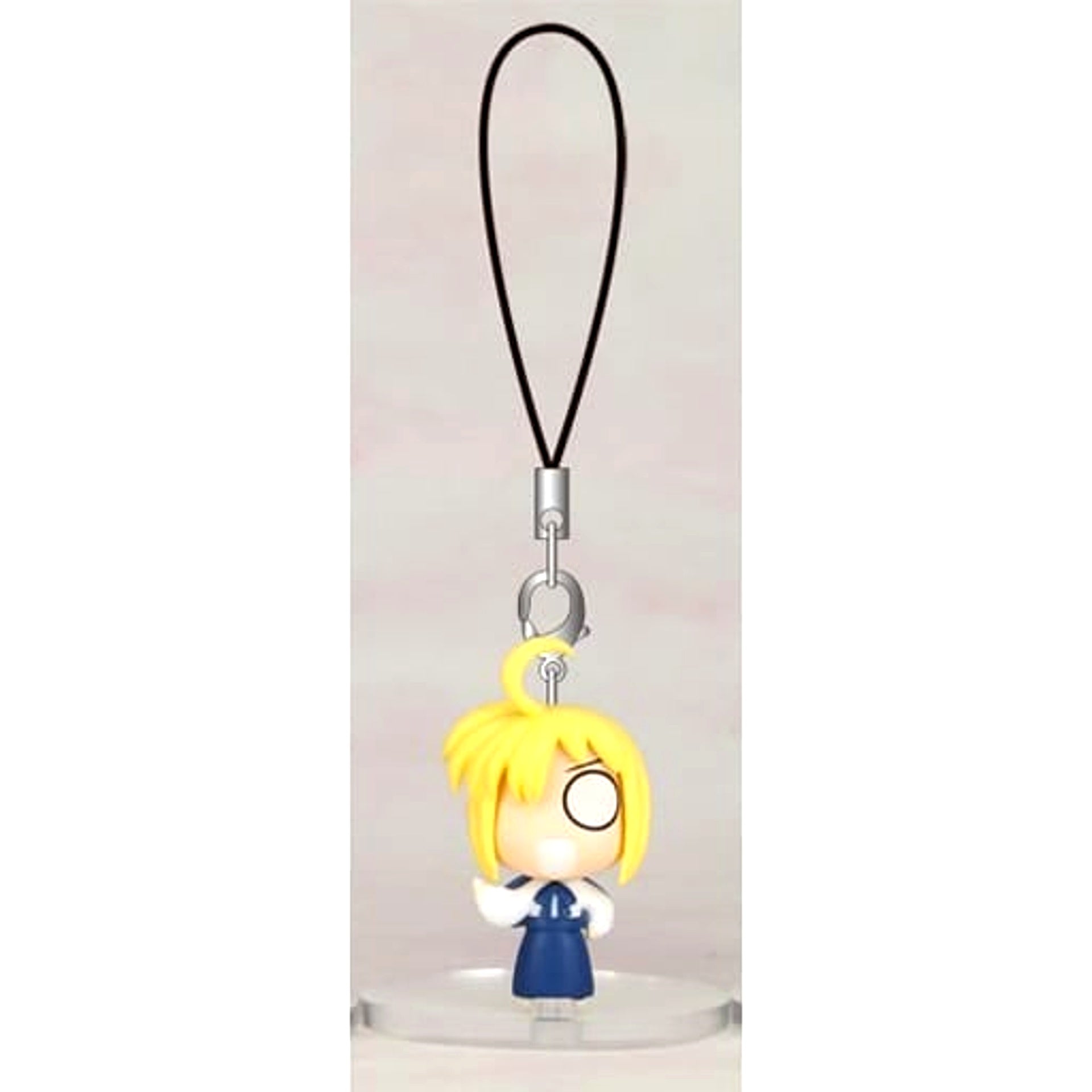 Fate/Grand Order Blue Saber Gudaguda Figure Strap [USED]