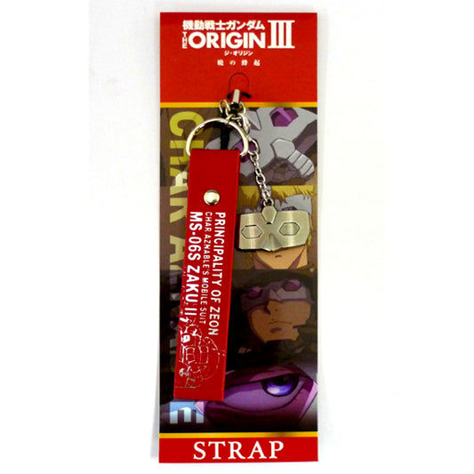 Char Aznable Mobile Suit Gundam THE ORIGIN III Dawn of Rebellion Strap Theater Goods [USED]