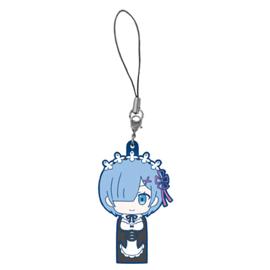 Re:ZERO -Starting Life in Another World- Rem Kokeshitrap Rubber Keychains [USED]