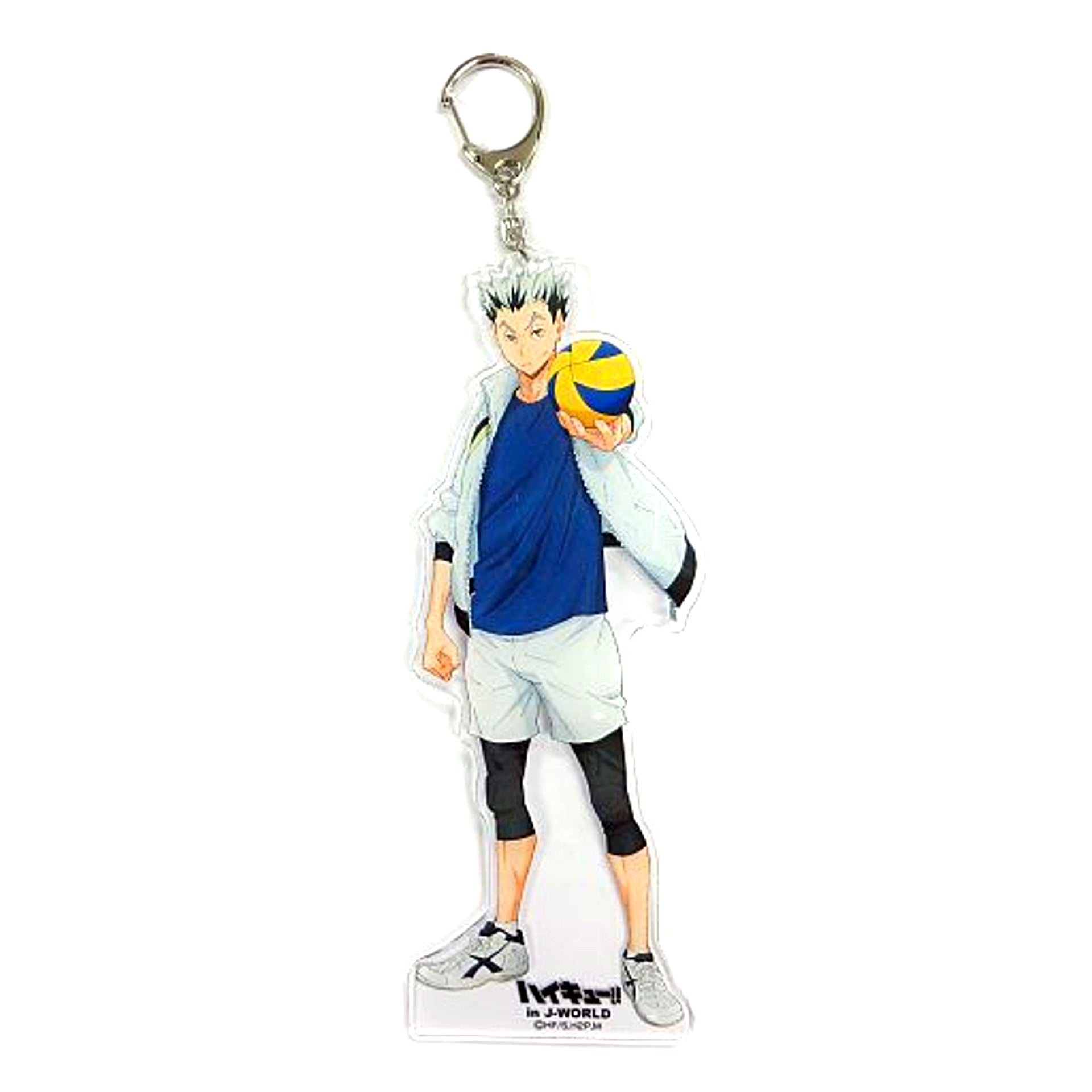 Kotaro Bokuto Haikyu!! Acrylic Keychain Large Fierce Battle Karasuno VS Aoba Johsai J-WORLD [USED]
