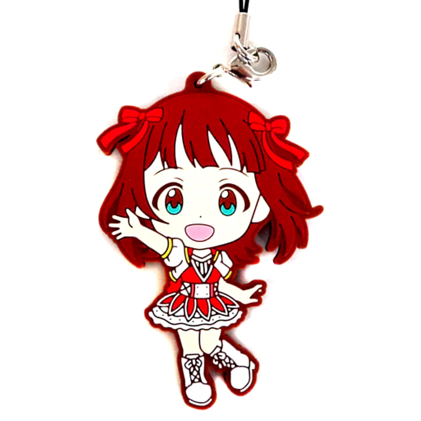 THE IDOLM@STER Haruka Amami Ichiban Kuji 10th LIVE 765PRO Ver. Rubber Charm Kyunchara Illustrations Prize O [USED]