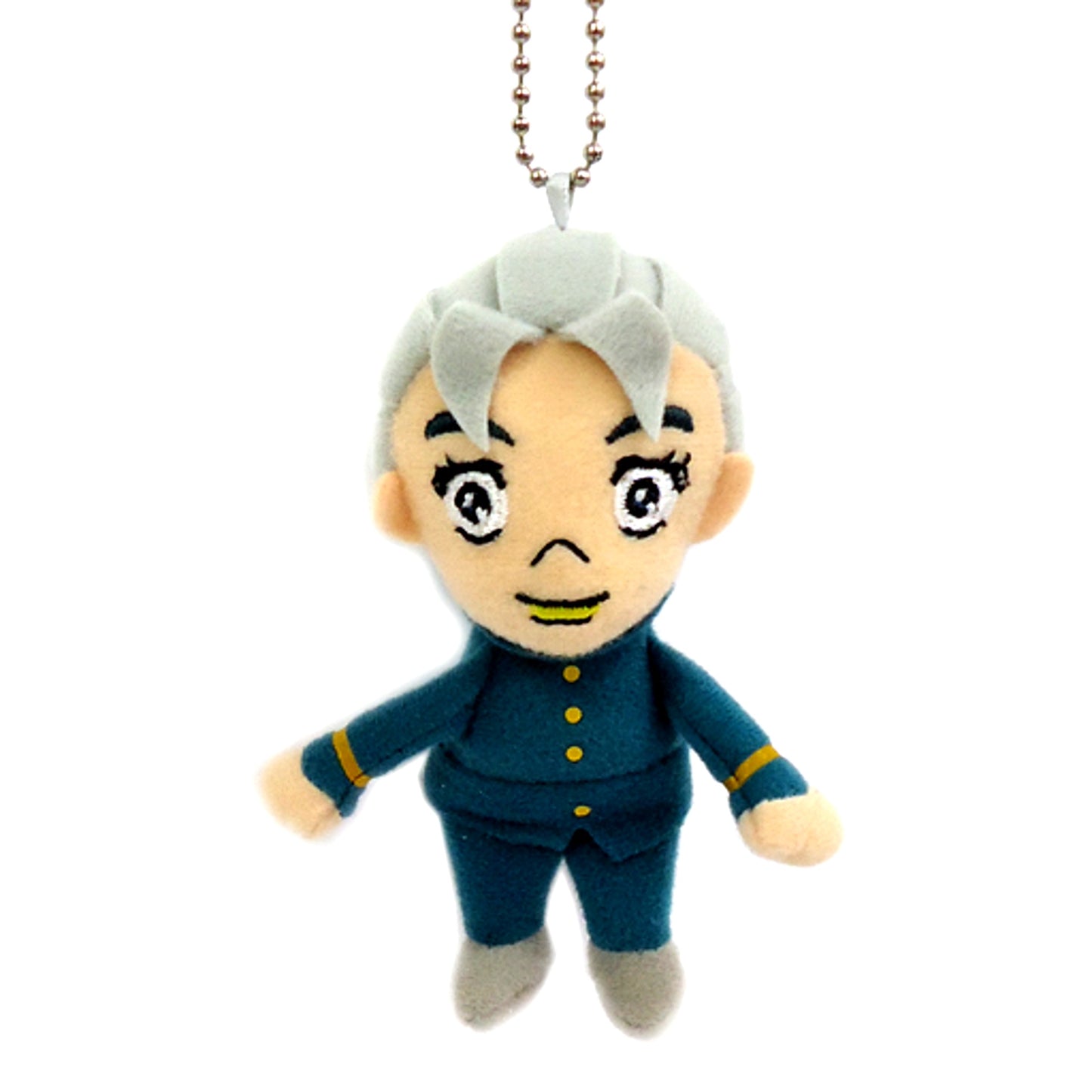 Koichi Hirose Jojos Bizarre Adventure Part 4 Diamond is Unbreakable Jojogurumi Big Plush that can be attached to a bag Vol.1 [USED]