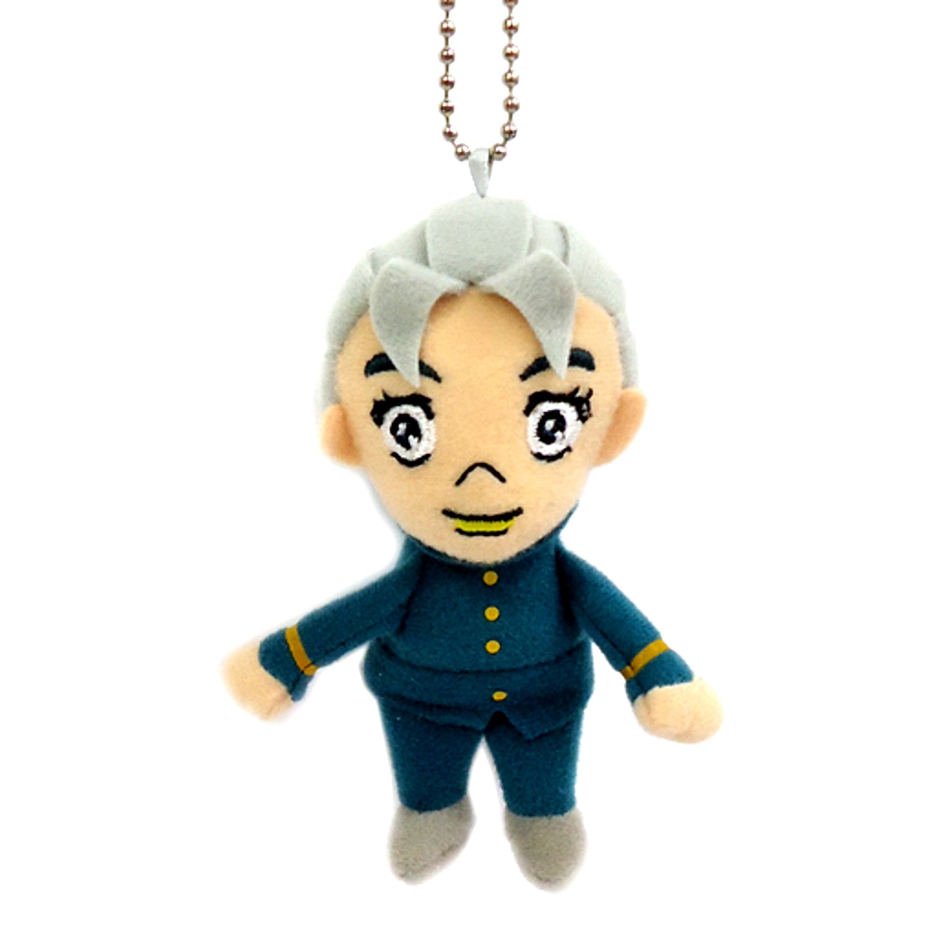 Koichi Hirose Jojos Bizarre Adventure Part 4 Diamond is Unbreakable Jojogurumi Big Plush that can be attached to a bag Vol.1 [USED]