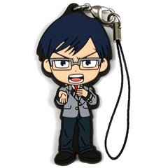 My Hero Academia Tenya Iida Uniform Ichiban Kuji Rubber Charm Kyunchara Illustrations Prize G Keychains [USED]