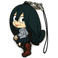 My Hero Academia Tsuyu Asui Uniform Ichiban Kuji Rubber Charm Kyunchara Illustrations Prize G Keychains [USED]
