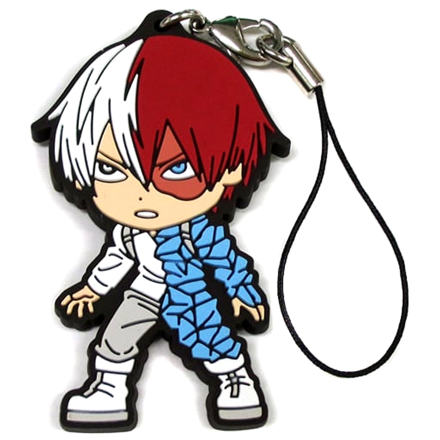 My Hero Academia Shoto Todoroki Costume Ichiban Kuji Rubber Charm Kyunchara Illustrations Prize G [USED]