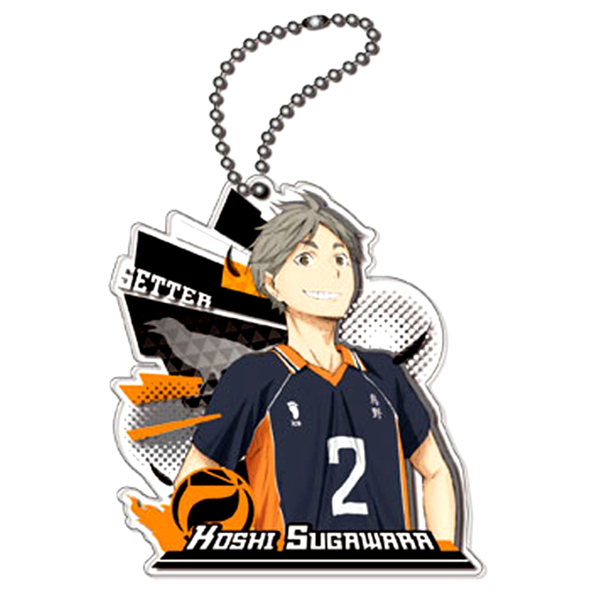 Koshi Sugawara Haikyu!! Second Season Acrylic Keychain [USED]