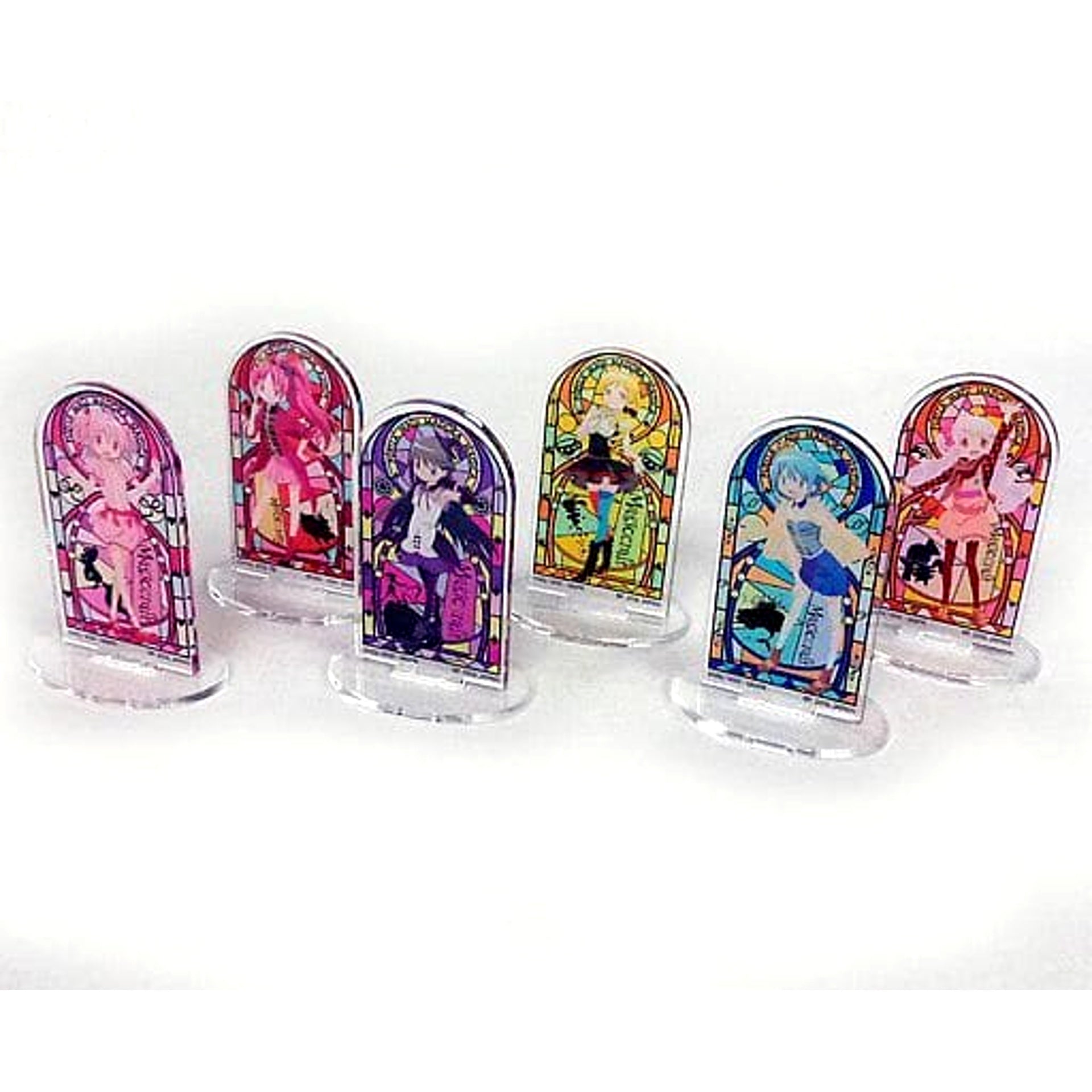 Puella Magi Madoka Magica Homura Akemi & Others All 6 Types Set Ichiban Kuji Magiccraft II Acrylic Stand Prize I Acrylic Stands [USED]