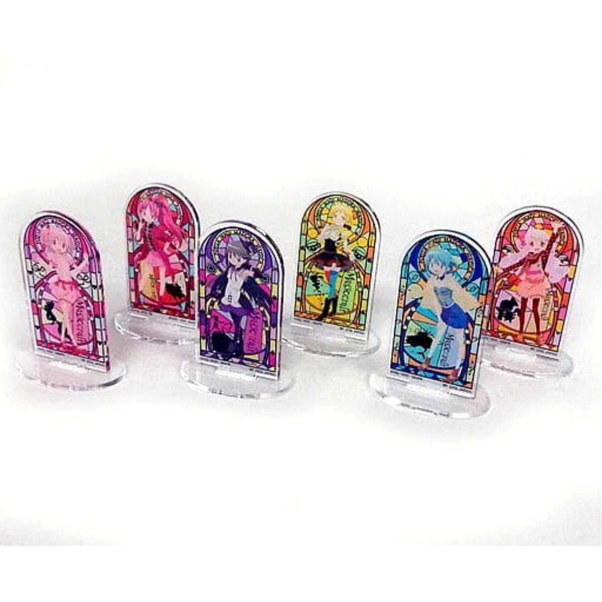Puella Magi Madoka Magica Homura Akemi & Others All 6 Types Set Ichiban Kuji Magiccraft II Acrylic Stand Prize I Acrylic Stands [USED]