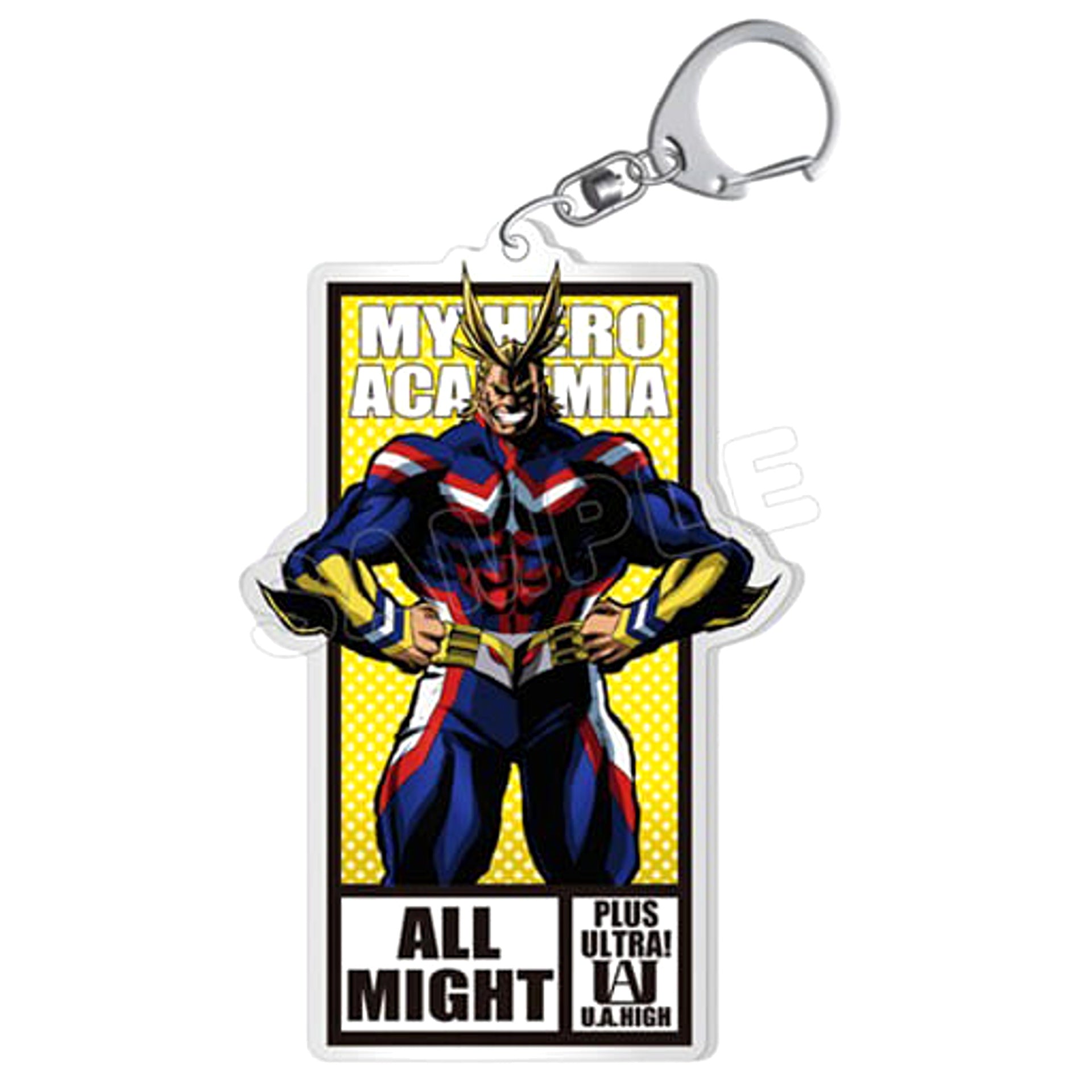 My Hero Academia All Might Acrylic Keychain Keychains [USED]