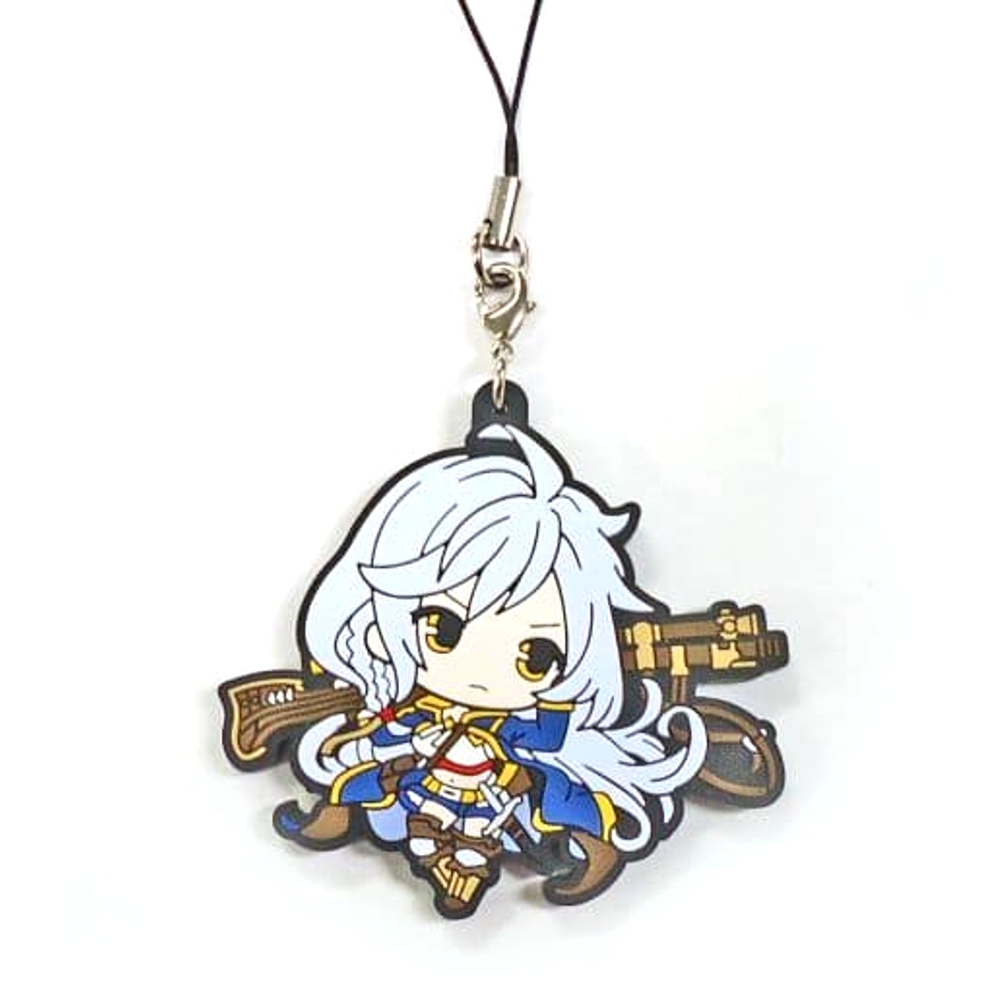 Granblue Fantasy Silva Capsule Rubber Mascot Keychains [USED]