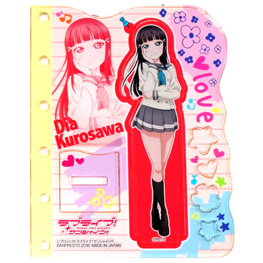 Dia Kurosawa Atsumeta Acrylic Plate Uranohoshi Girls High School Uniform Ver. Love Live! Sunshine!! [USED]