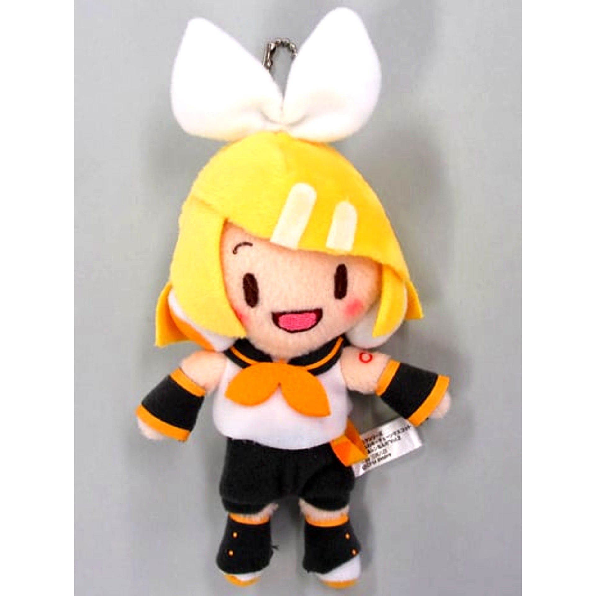 Rin Kagamine Fluffy Keychain Mascot Rin & Len & Luka Vol.2 Vocaloid [USED]