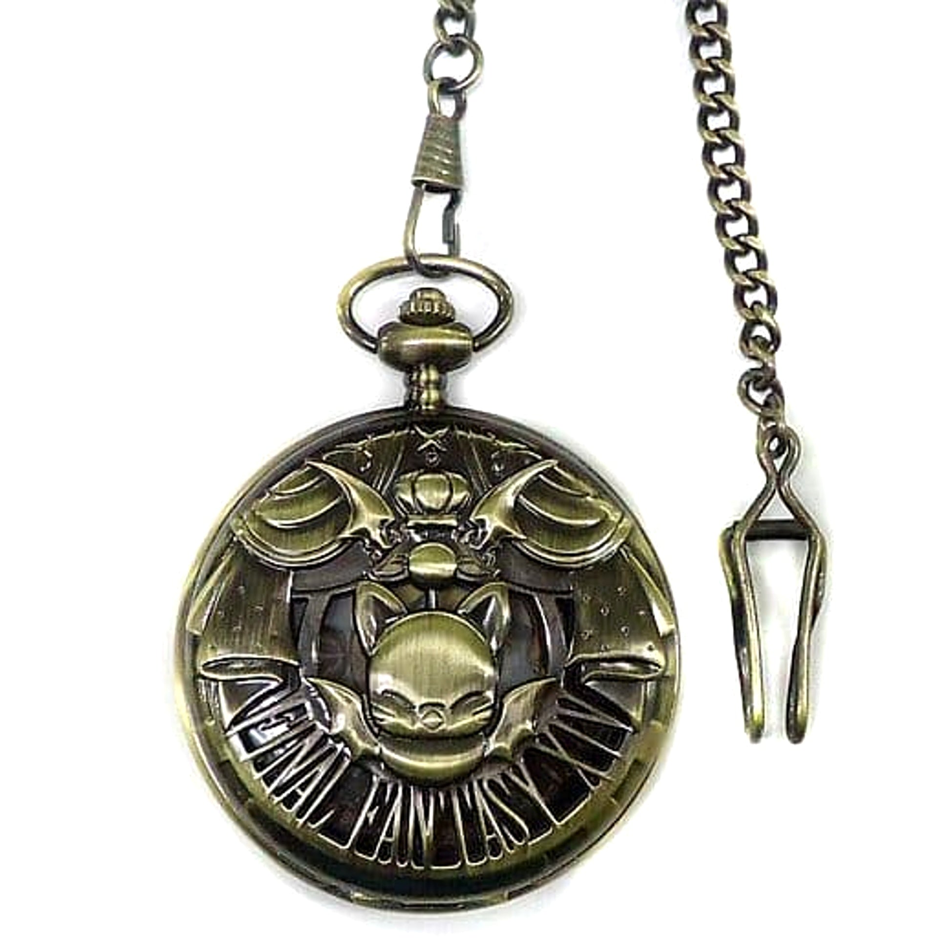 Final Fantasy XIV Gold Moogle Pocket Watch [USED]