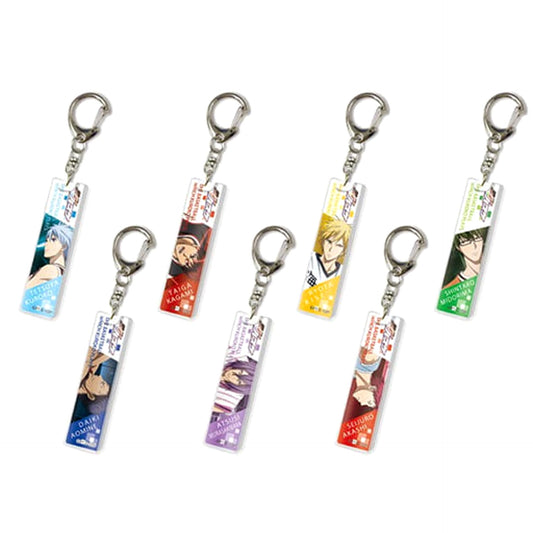 Kuroko's Basketball Tetsuya Kuroko & Others All 7 Types Set Stick Keychain Keychains [USED]