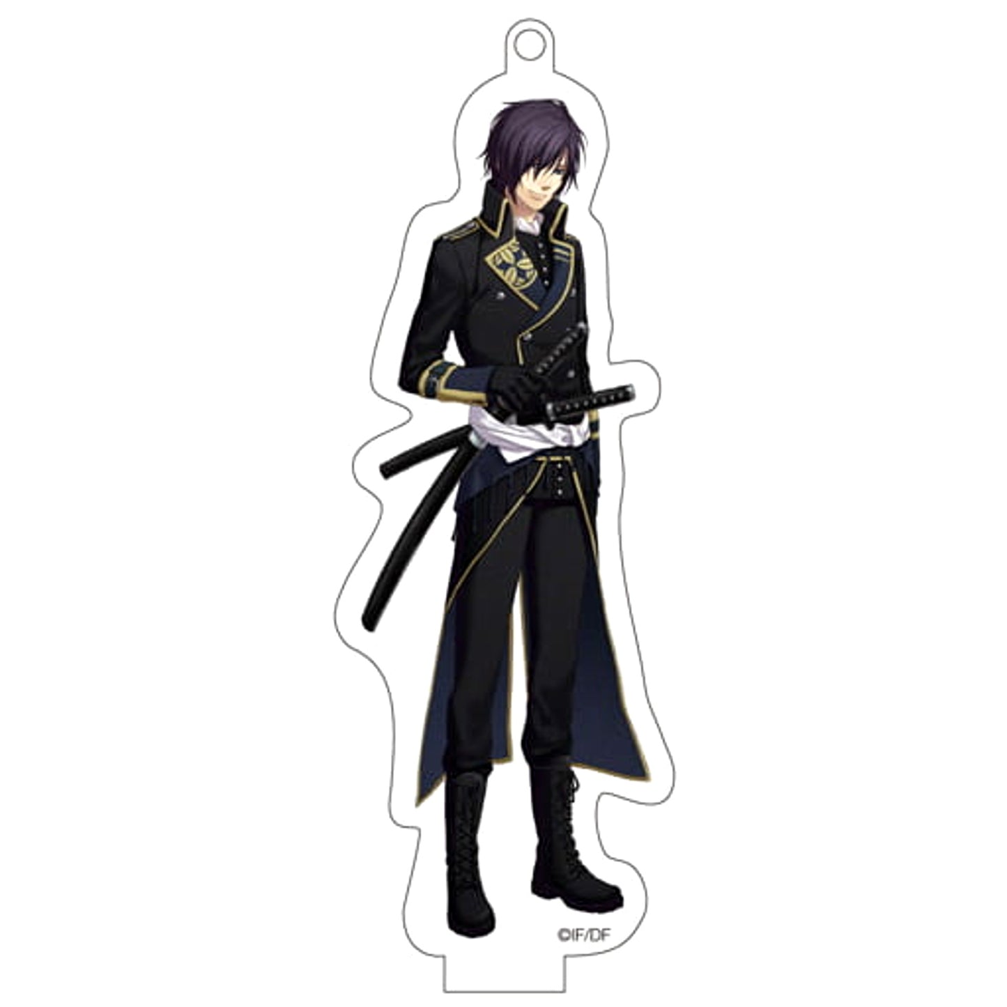 Hakuouki: Shinkai Hajime Saito Otomate Character Acrylic Keychain Collection Vol.1 Keychains [USED]
