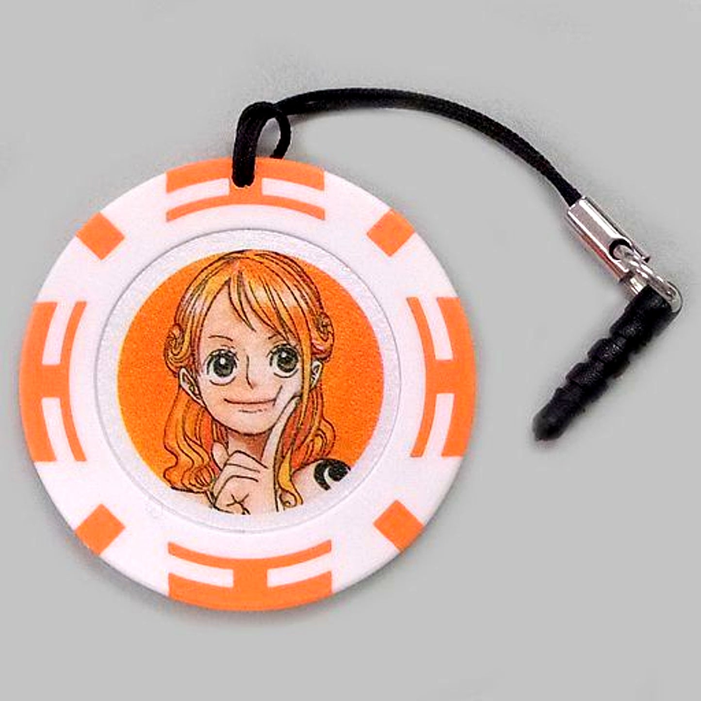 Nami One Piece FILM GOLD Eiichiro Oda Art Casino Chip with Strap Vol.3 Pre-order Bonus [USED]