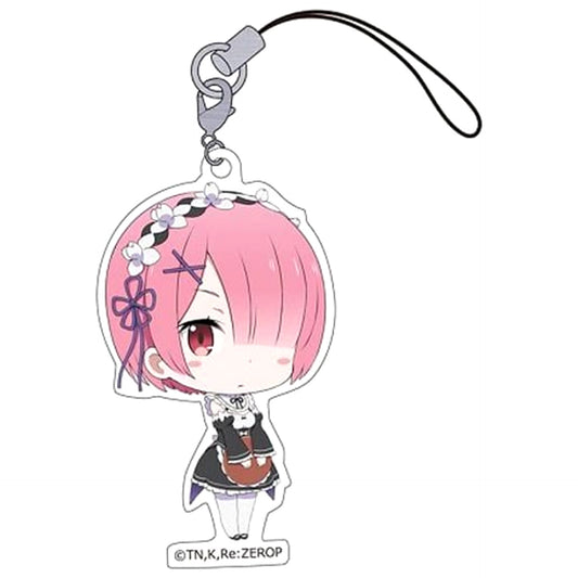 Re:ZERO -Starting Life in Another World- Ram Puchikko Trading Acrylic Straps Acrylic Item [USED]
