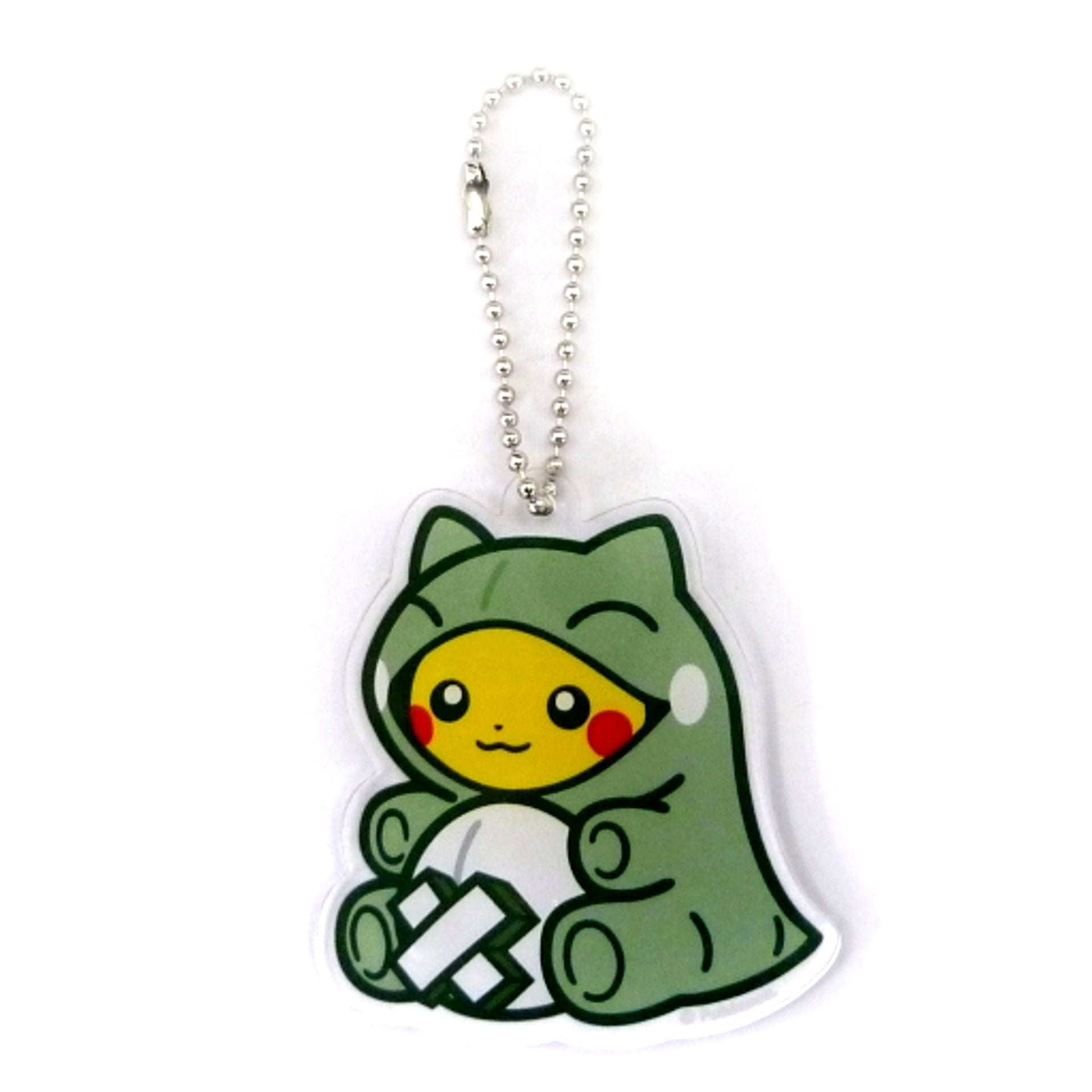 Kigurumi Pikachu Eyes Open Pokemon Acrylic Charm Collection Poke Parre Substitute Pokemon Center Ltd [USED]