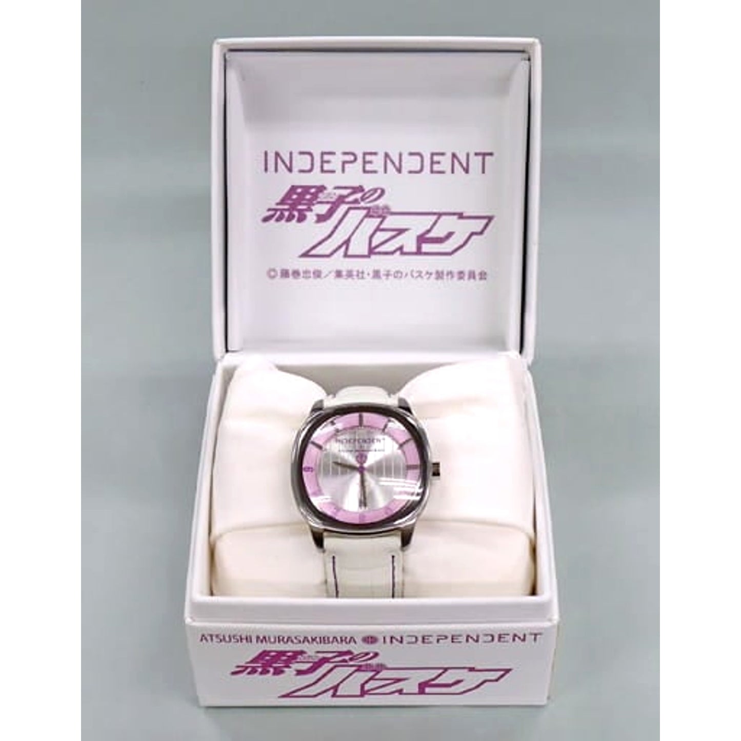 Kuroko's Basketball Atsushi Murasakibara Model Official Collaboration Leather Belt Watch INDEPENDENT [USED]