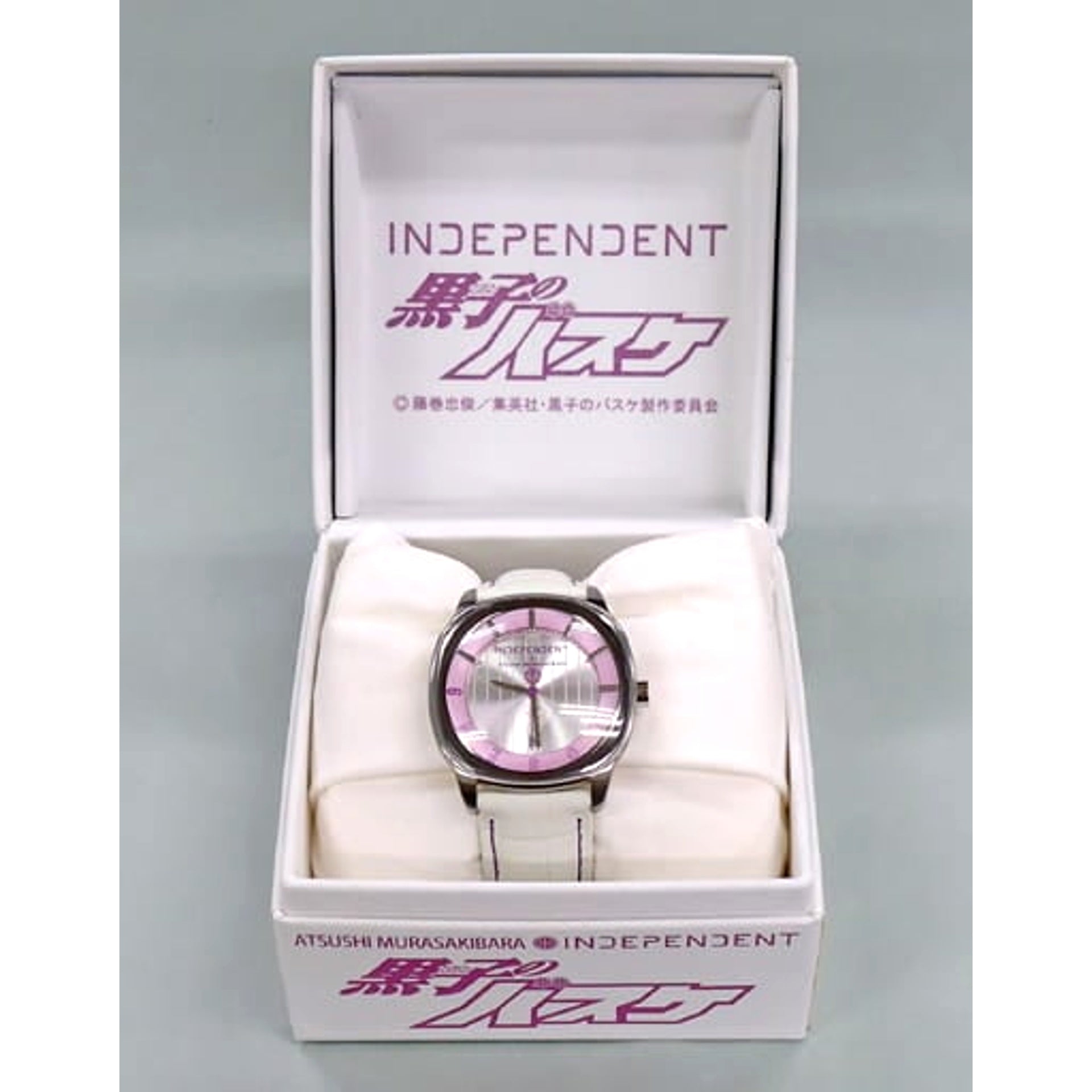 Kuroko's Basketball Atsushi Murasakibara Model Official Collaboration Leather Belt Watch INDEPENDENT [USED]