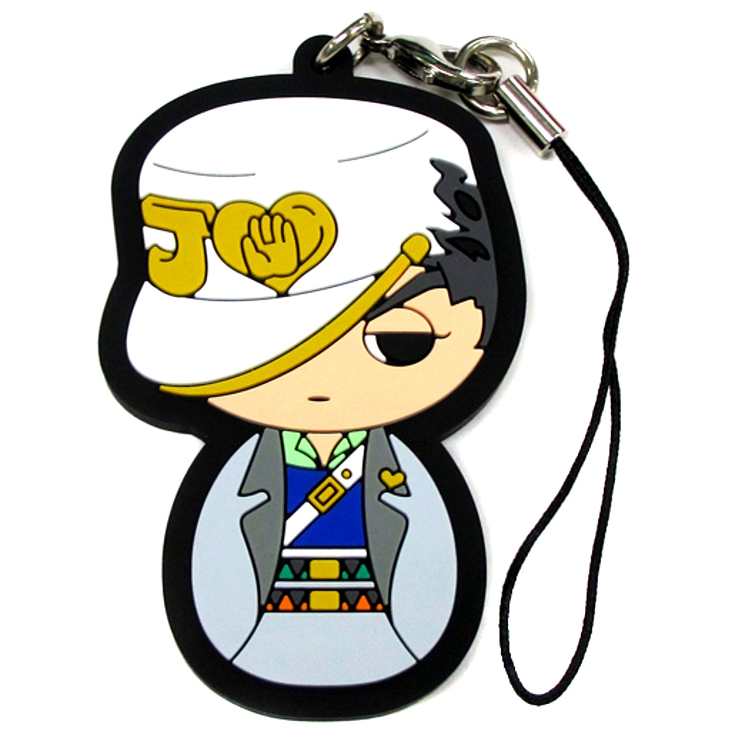 Jotaro Kujo H Prize Rubber Strap Ichiban Kuji JoJos Bizarre Adventure Diamond is Unbreakable Dorararararararara [USED]