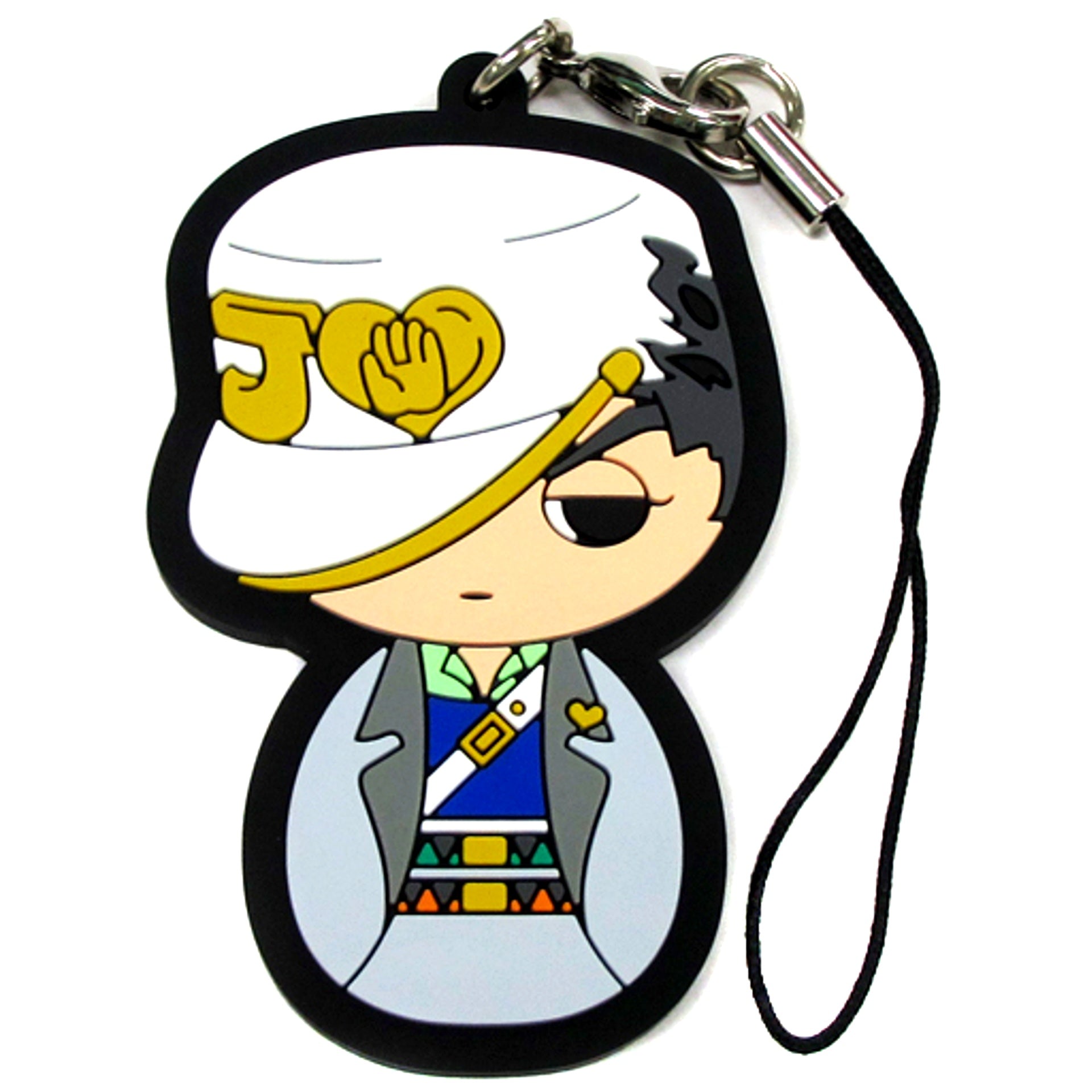 Jotaro Kujo H Prize Rubber Strap Ichiban Kuji JoJos Bizarre Adventure Diamond is Unbreakable Dorararararararara [USED]