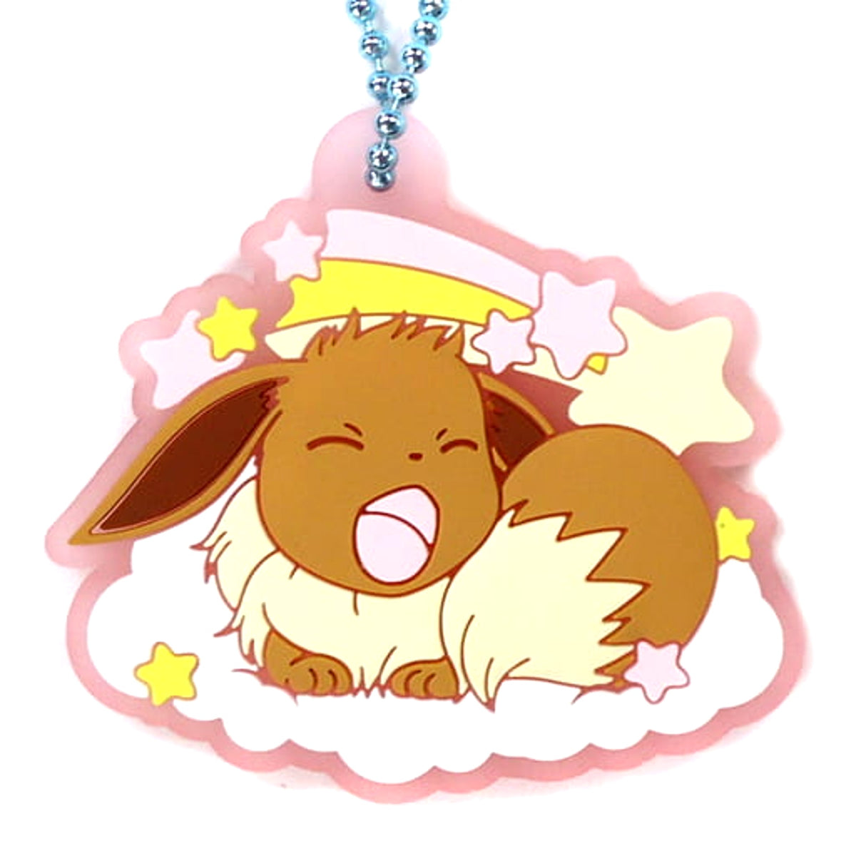 Pokemon Eevee Ichiban Kuji Pikachu And Friends Utouto Time Rubber Collection Prize I Keychains [USED]