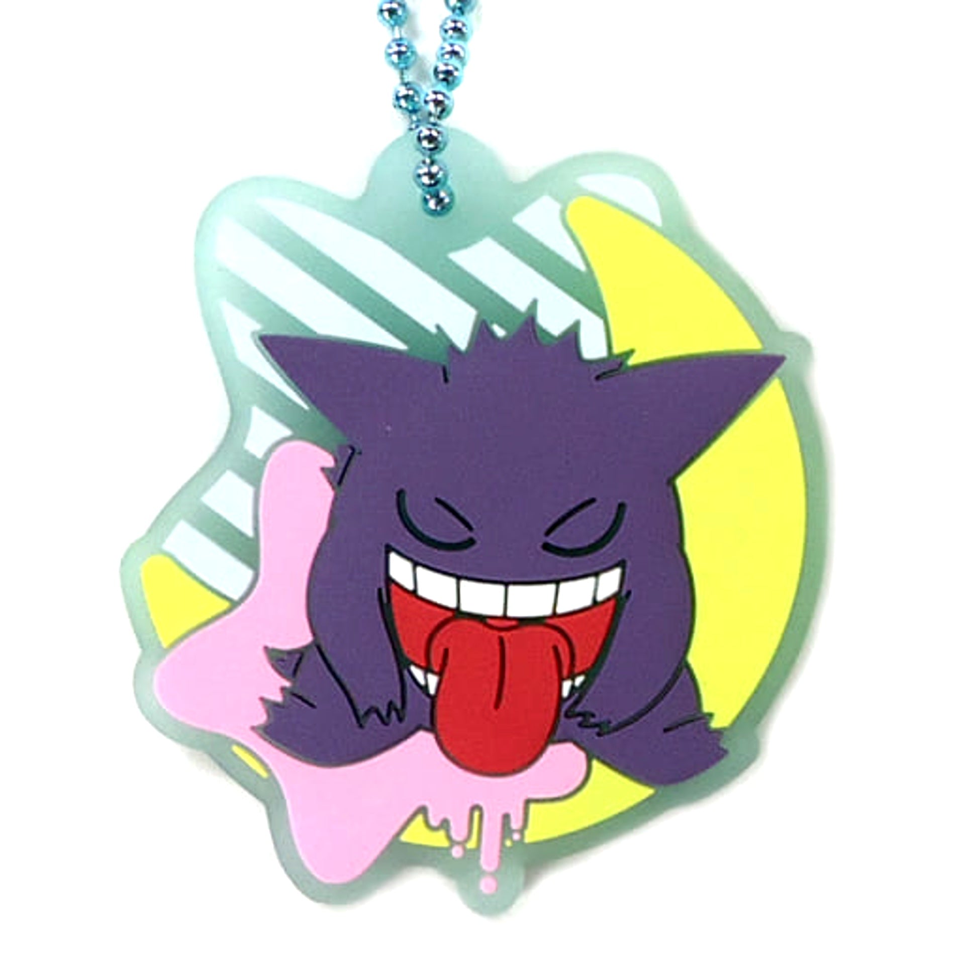 Pokemon Gengar Ichiban Kuji Pikachu And Friends Utouto Time Rubber Collection Prize I Keychains [USED]