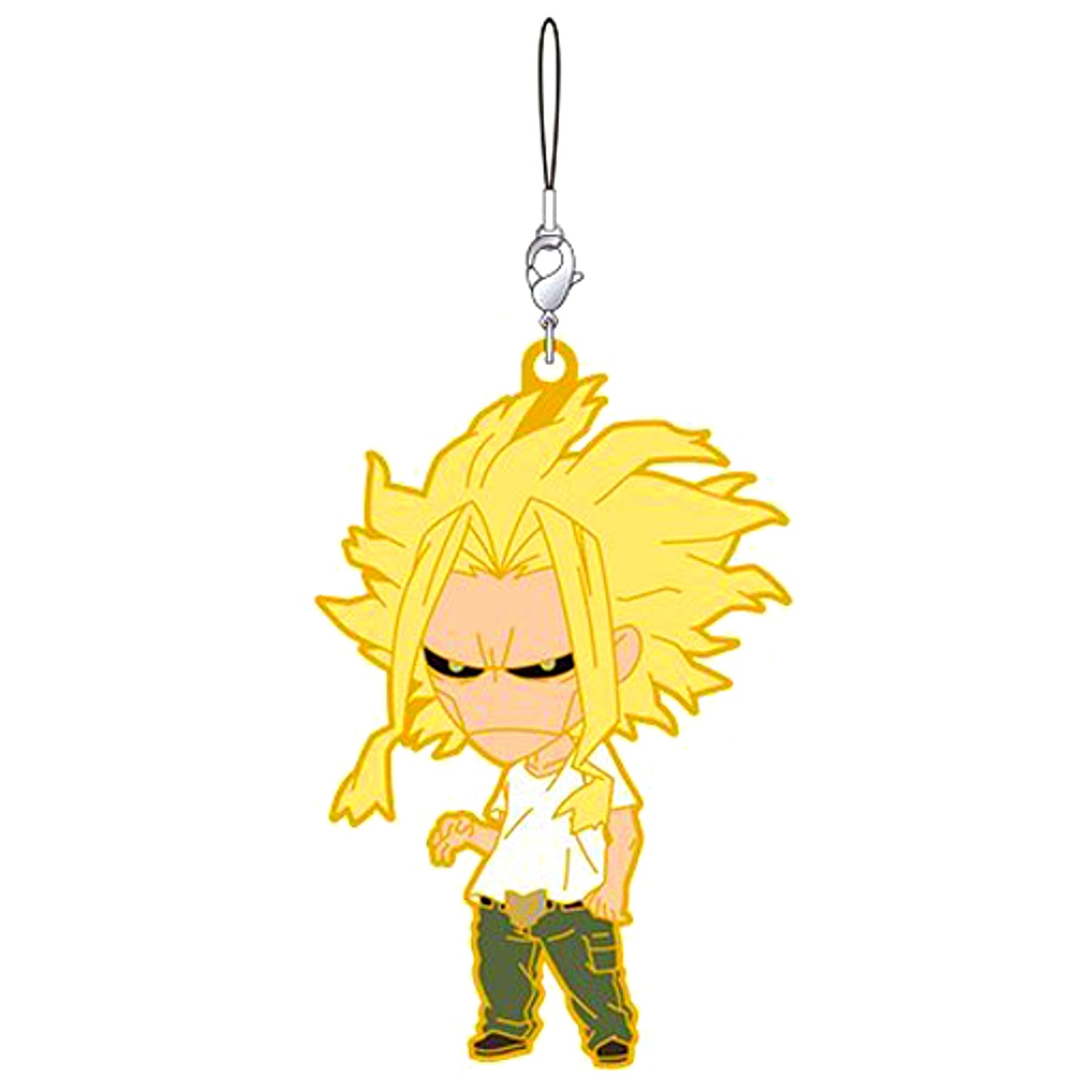 All Might True Form My Hero Academia Nendoroid Plus Trading Rubber Strap [USED]