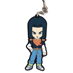 Dragon Ball Android 17 Ichiban Kuji Z Arc World Collectable Figure Rubber Strap Prize I Keychains [USED]