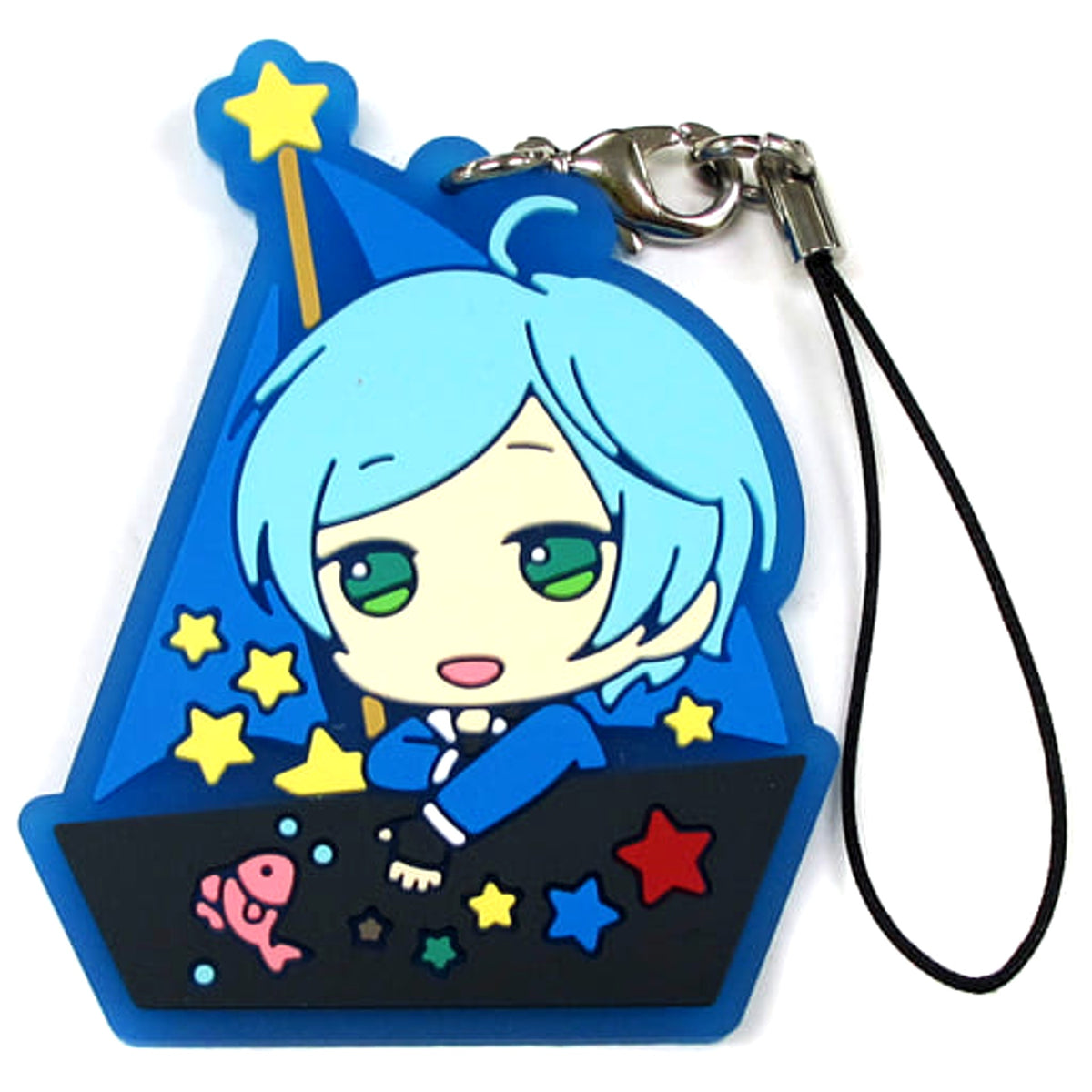 Ensemble Stars! Kanata Shinkai Ichiban Kuji Serious! Produce! Hot! Rubber Strap Sporin Prize N Keychains [USED]
