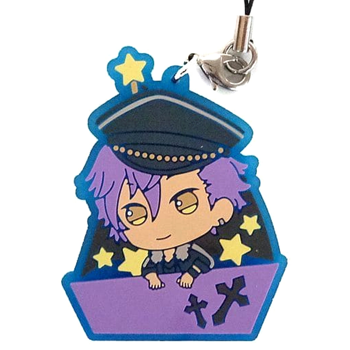 Ensemble Stars! Adonis Otogari Ichiban Kuji Serious! Produce! Cool! Rubber Strap Sporin Prize O Keychains [USED]