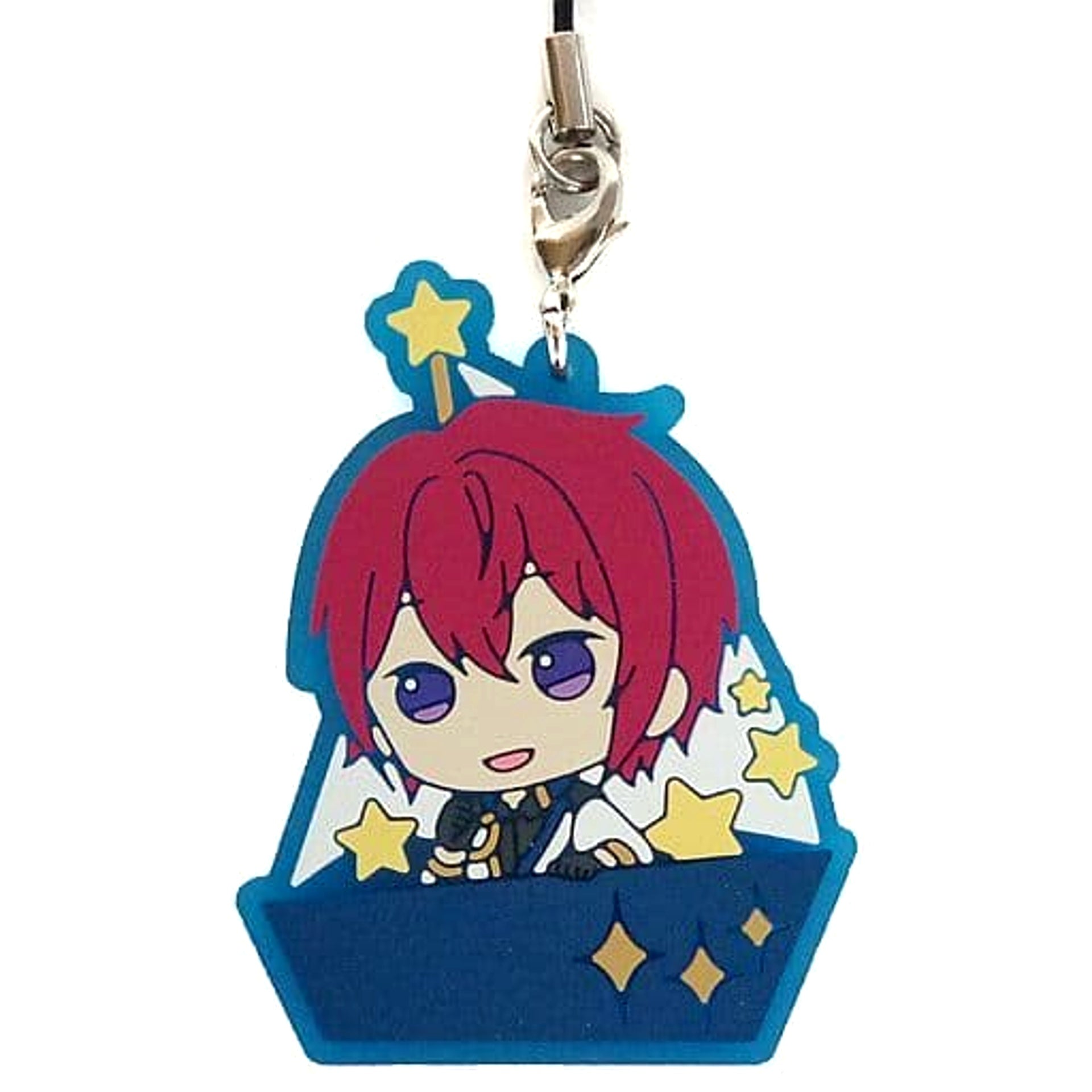 Ensemble Stars! Tsukasa Suo Ichiban Kuji Serious! Produce! Cool! Rubber Strap Sporin Prize O Keychains [USED]