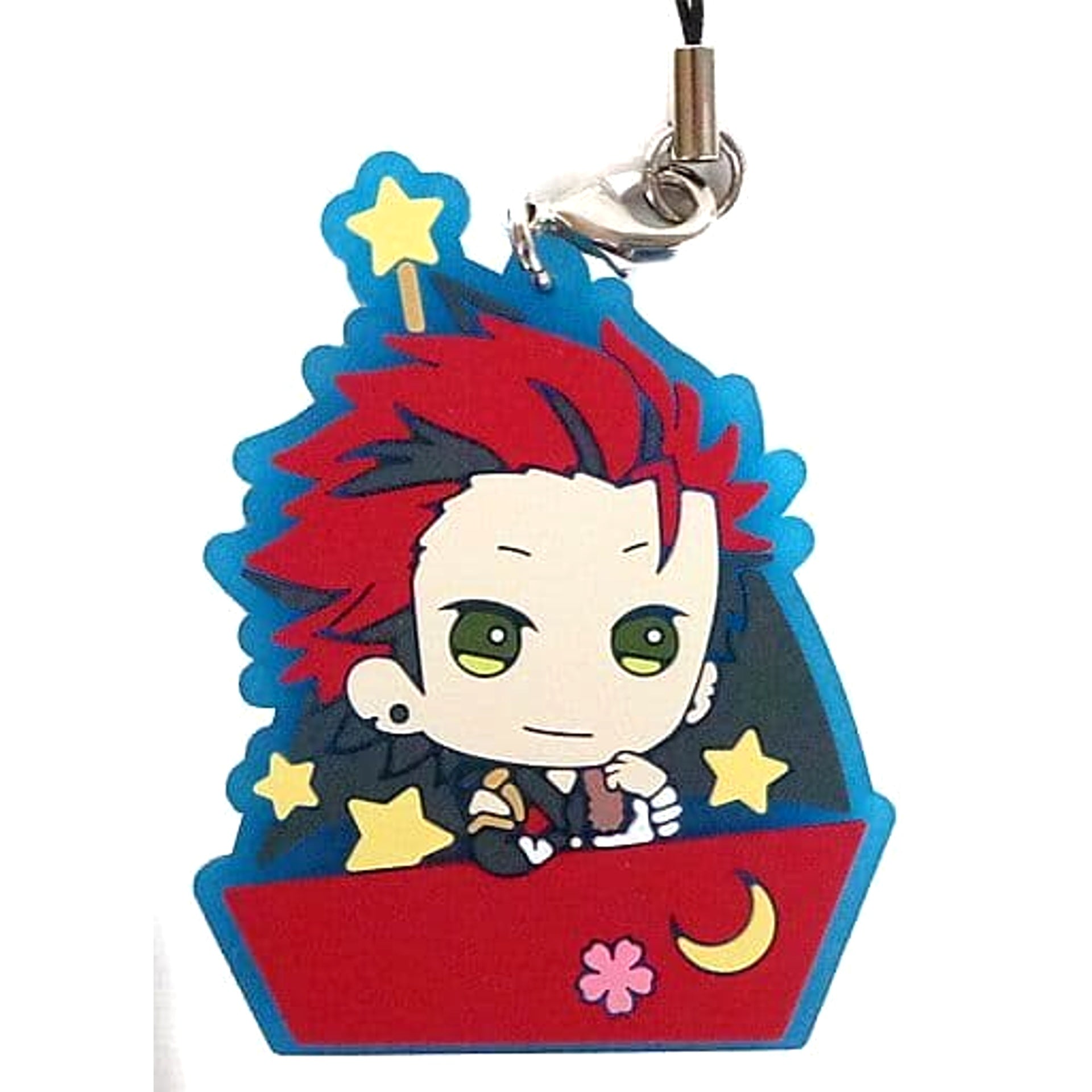 Ensemble Stars! Kuro Kiryu Ichiban Kuji Serious! Produce! Cool! Rubber Strap Sporin Prize O Keychains [USED]