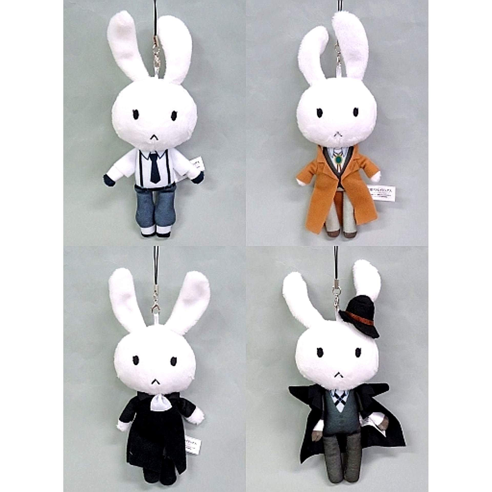 Set of 4 Kyoka Izumi Rabbit Cosplay Mascot Bungo Stray Dogs [USED]