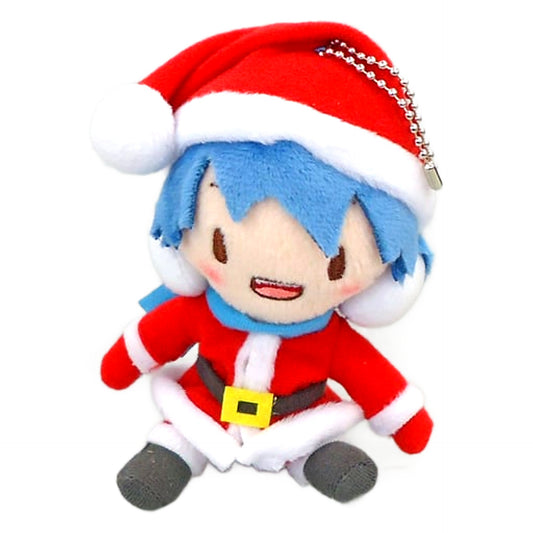 Hatsune Miku: Project Diva f 2nd KAITO Fuwafuwa Keychain Mascot Miku & Kaito & Meiko Christmas Mascot [USED]