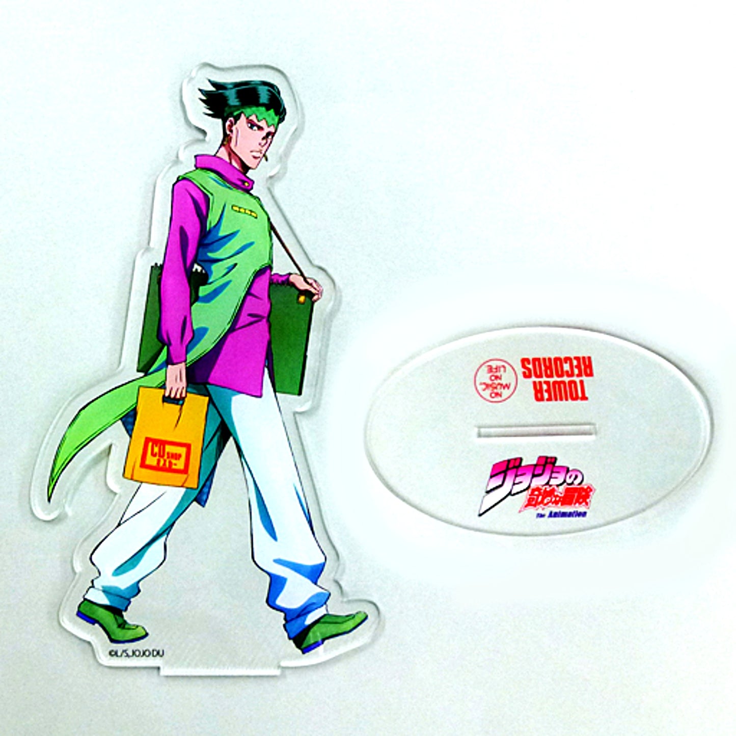 Rohan Kishibe Large Acrylic Stand JoJo's Bizarre Adventure Part 4 Diamond is Unbreakable x Tower Records [USED]