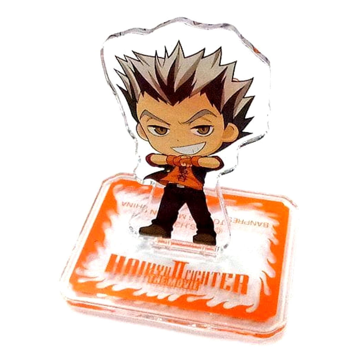 Haikyu!! Kotaro Bokuto Ichiban Kuji Sekai ga Naita Kyosho Ennoshita Kantoku no Wadaisaku ga Taibo no Shohinka!! Clash! Acrylic Stand Kyun Chara Illustrations Fighter Box 2nd Prize Acrylic Stands [USED]
