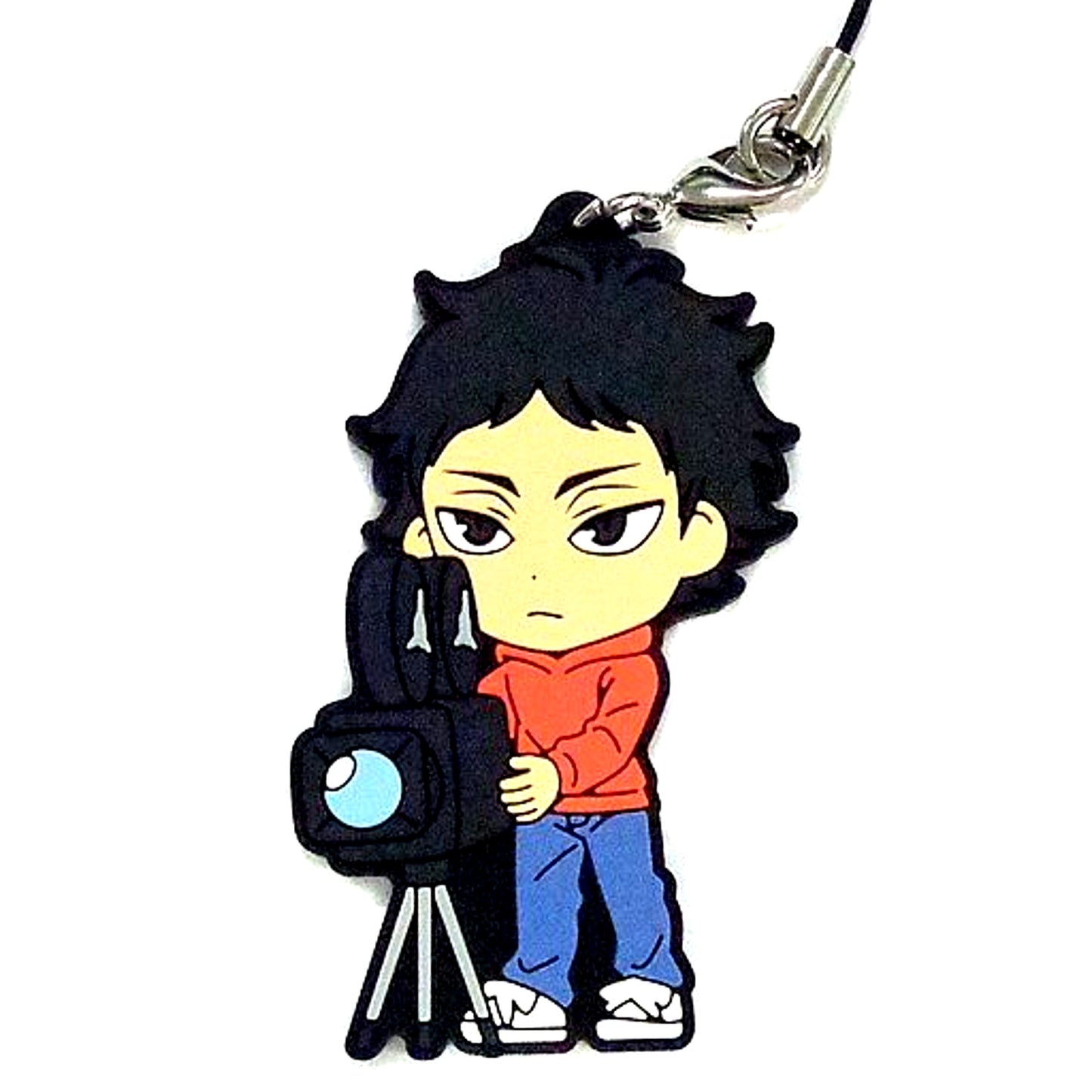 Keiji Akaashi 5th Prize Staff Rubber Strap Fighter Box Kyun Chara Illustrations Ichiban Kuji Haikyu Fighter Box [USED]