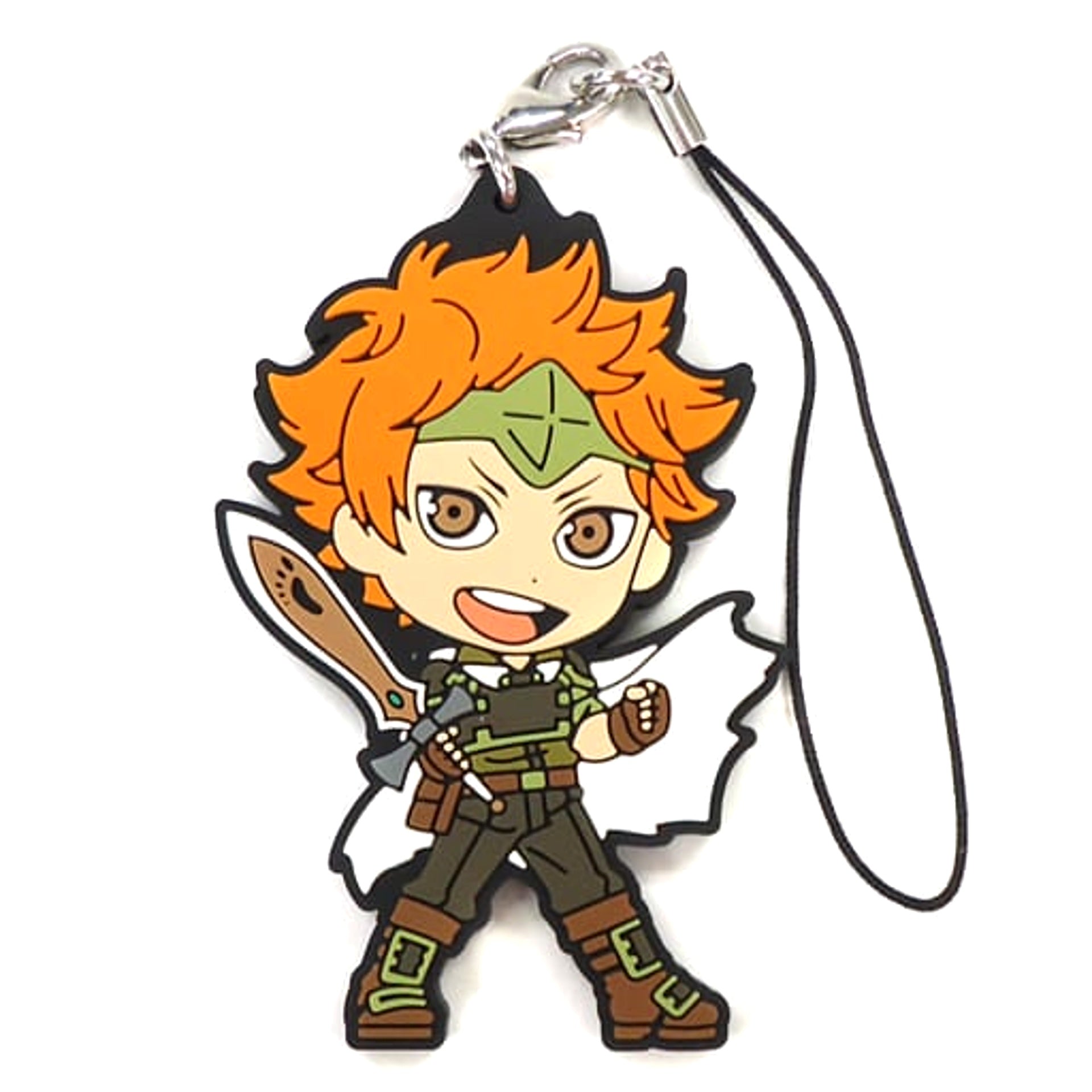 Haikyu!! Shoyo Hinata Ichiban Kuji Sekai ga Naita Kyosho Ennoshita Kantoku no Wadaisaku ga Taibo no Shohinka!! Rubber Charm Kyunchara Illustrations Quest Box Prize D Keychains [USED]