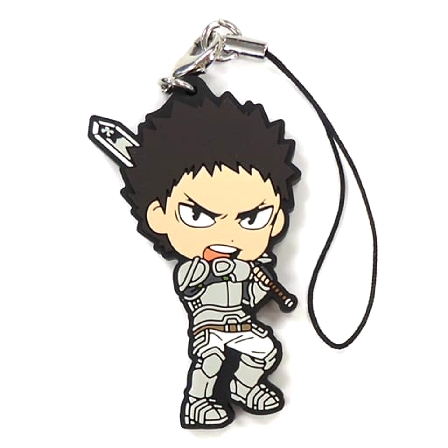 Haikyu!! Hajime Iwaizumi Ichiban Kuji Sekai ga Naita Kyosho Ennoshita Kantoku no Wadaisaku ga Taibo no Shohinka!! Rubber Charm Kyunchara Illustrations Quest Box Prize D Keychains [USED]